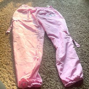 Light pink joggers. Fits size L